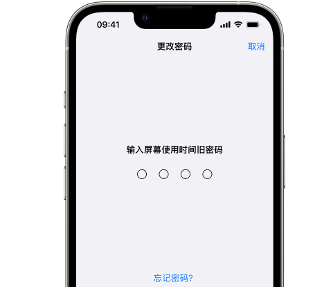 黔西南iPhone屏幕维修分享iPhone屏幕使用时间密码忘记了怎么办 