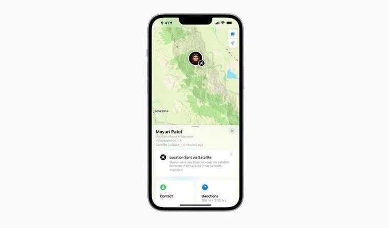 黔西南苹果14维修分享iPhone14系列中 FindMy功能通过卫星分享位置方法教程 